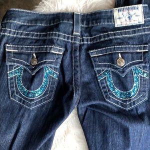 NWOT True Religion Billy Crystal Jeans Sz 27 RARE